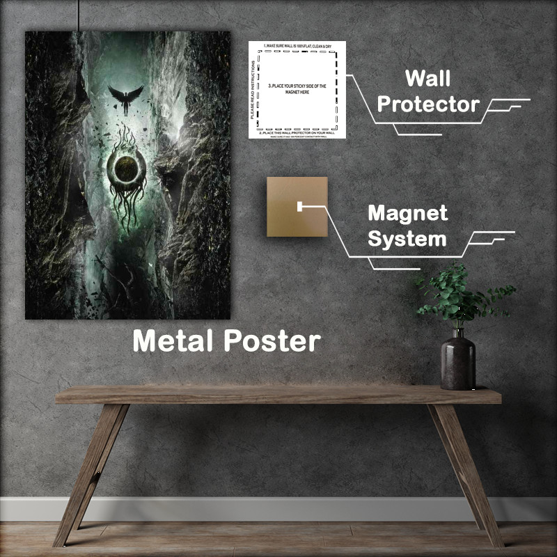 Buy Metal Poster : (The Eye In The Mountain)