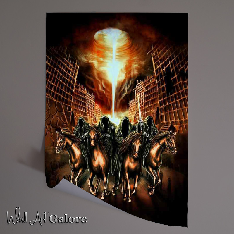 Buy Unframed Poster : (The Headless Horsemen riding)