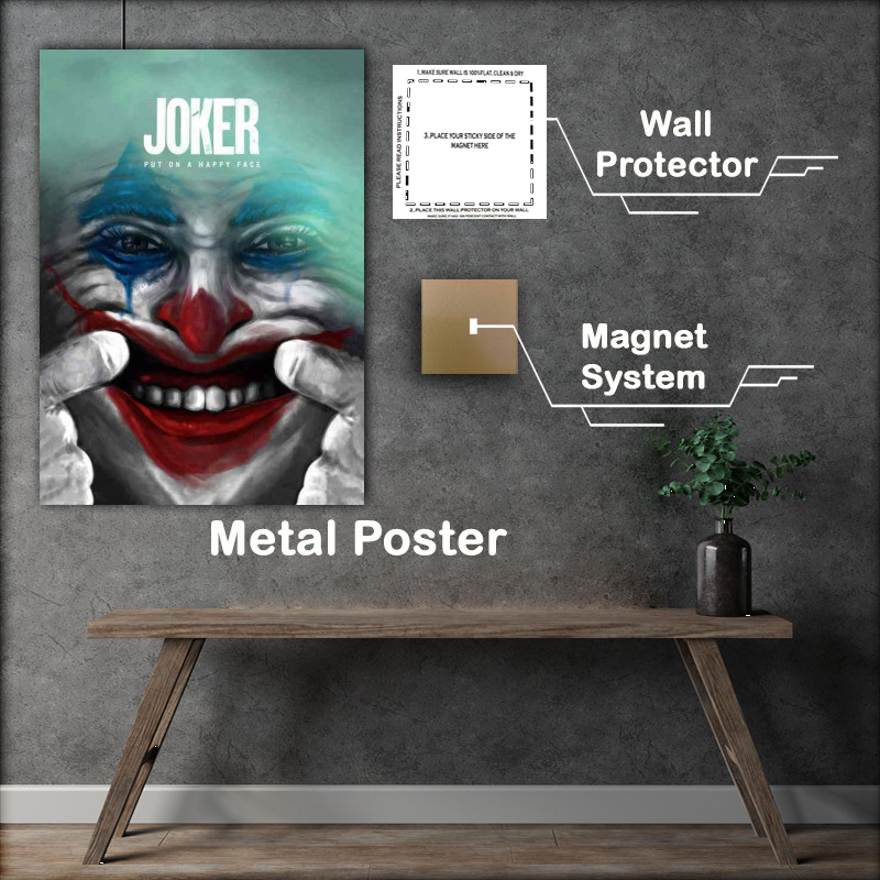 Buy Metal Poster : (The Smiling Joker)