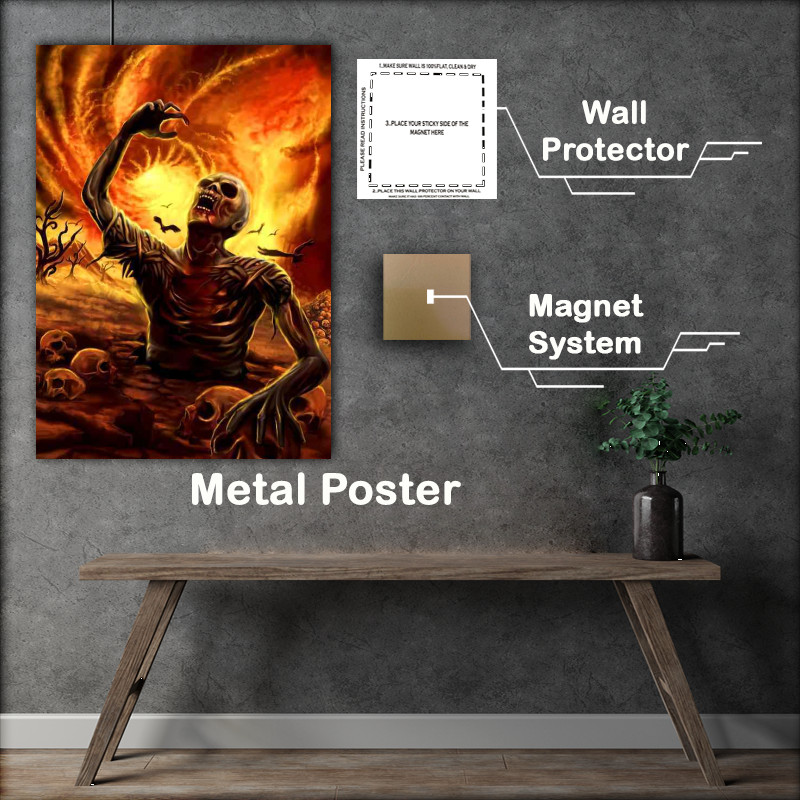 Buy Metal Poster : (The Walking Dead)