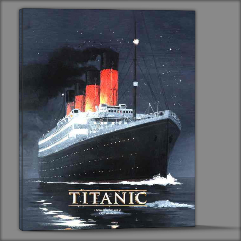Buy Canvas : (Titanic Across the ocean)