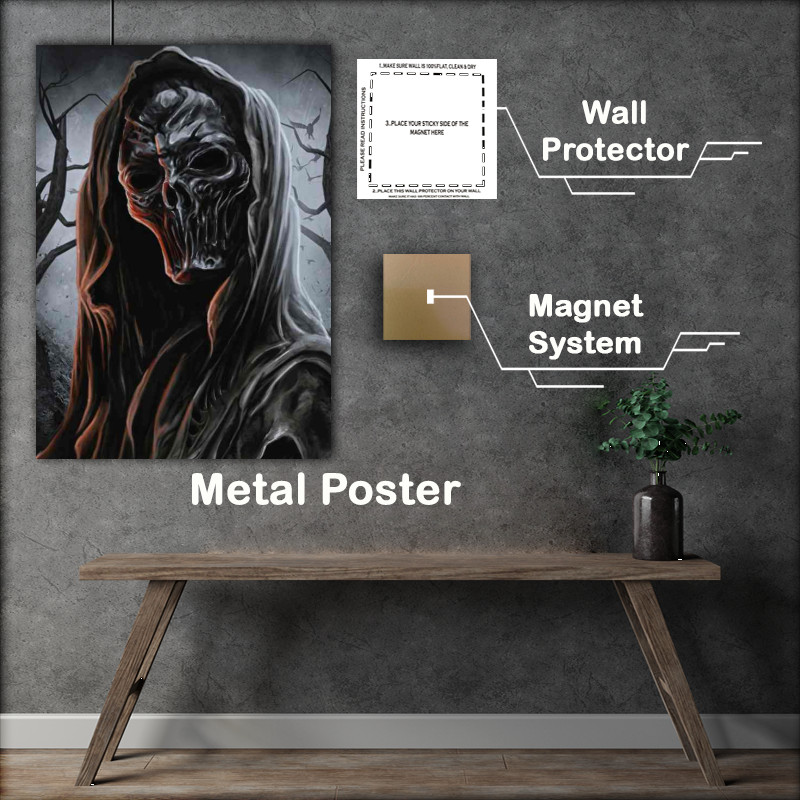 Buy Metal Poster : (Walkers across the land)