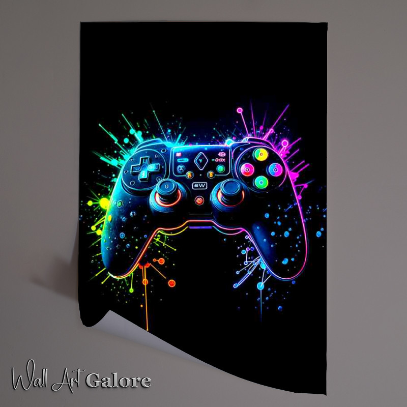 Buy Unframed Poster : (World of gaming controllers)
