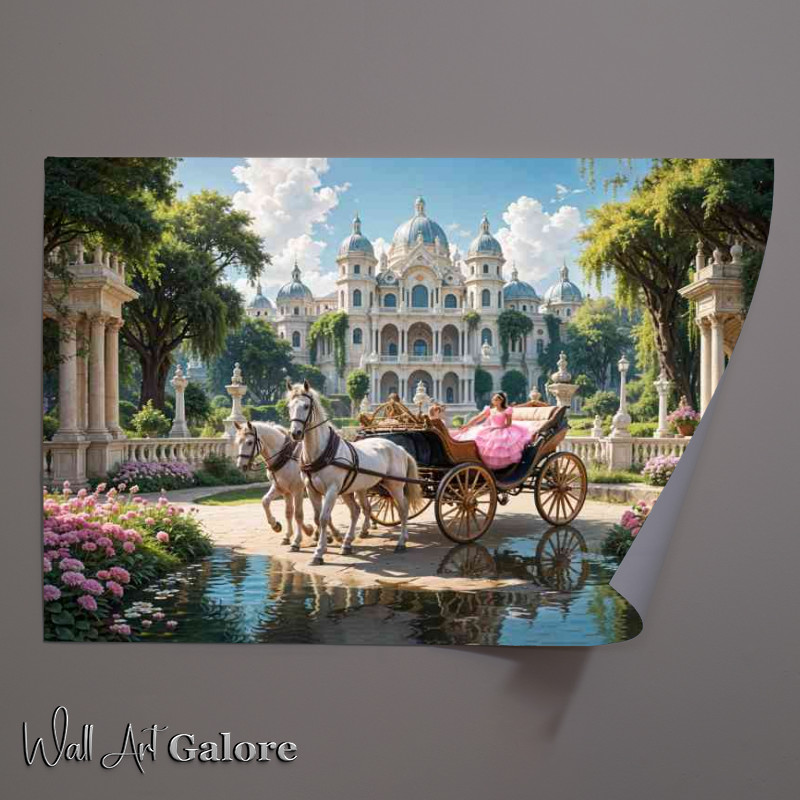 Buy Unframed Poster : (Princess in the horse drawn carridge)
