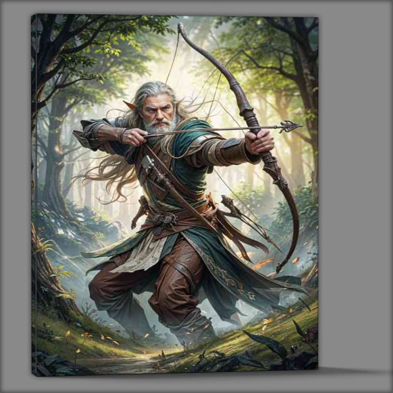 Buy Canvas : (Elf warrior in the forest)