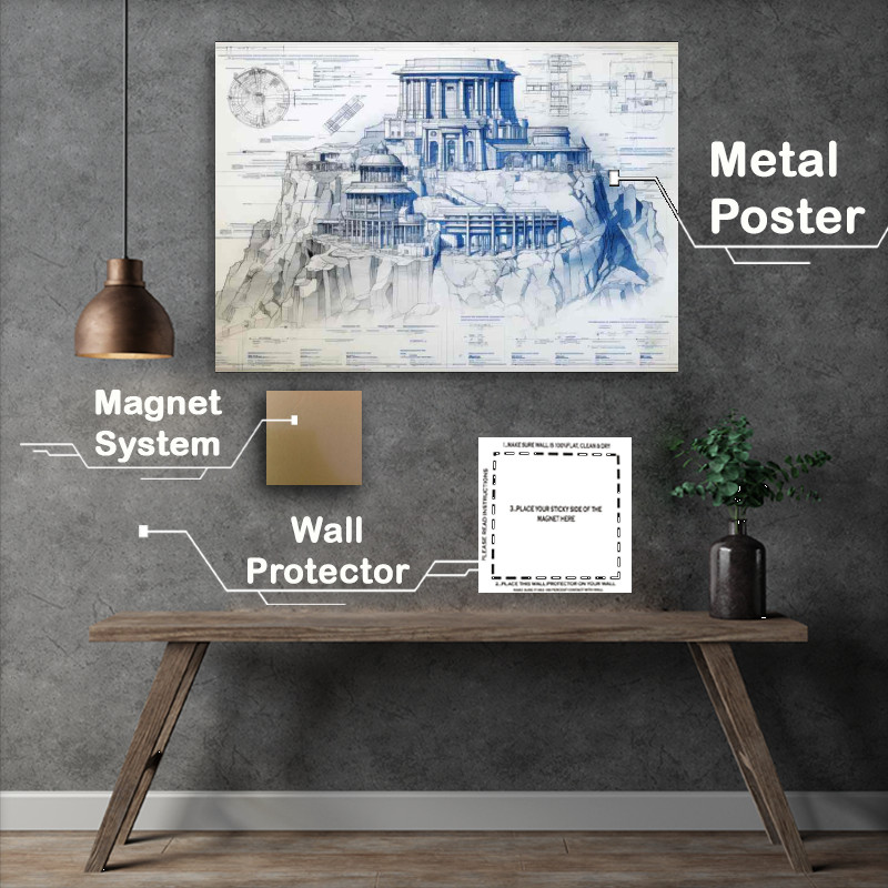 Buy Metal Poster : (Ancient Hilltop Glory)