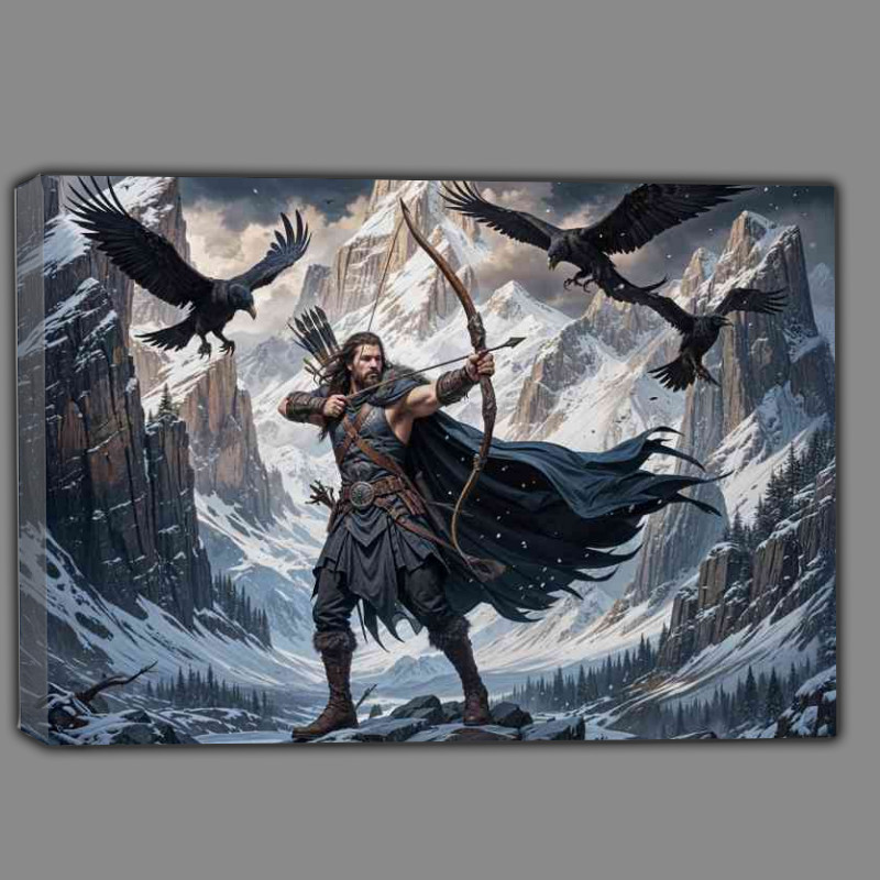 Buy Canvas : (Ullr Norse mythology god winter)