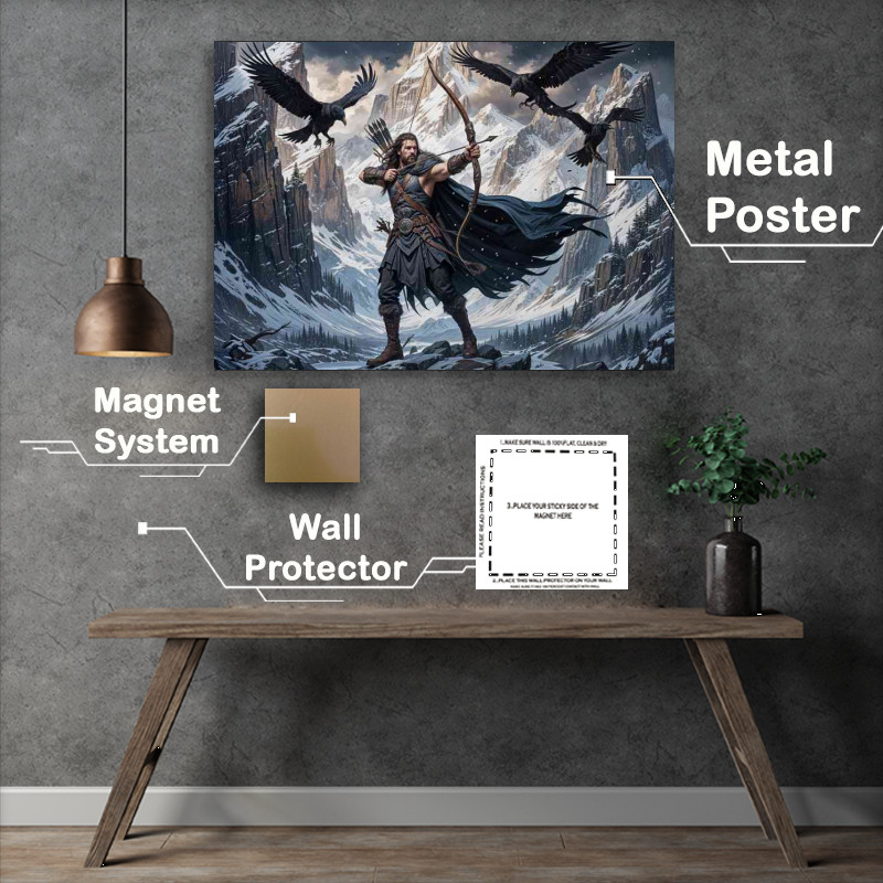 Buy Metal Poster : (Ullr Norse mythology god winter)