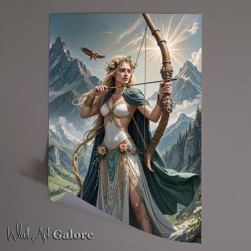Buy Unframed Poster : (Freya was the goddess of fate norse mythology)