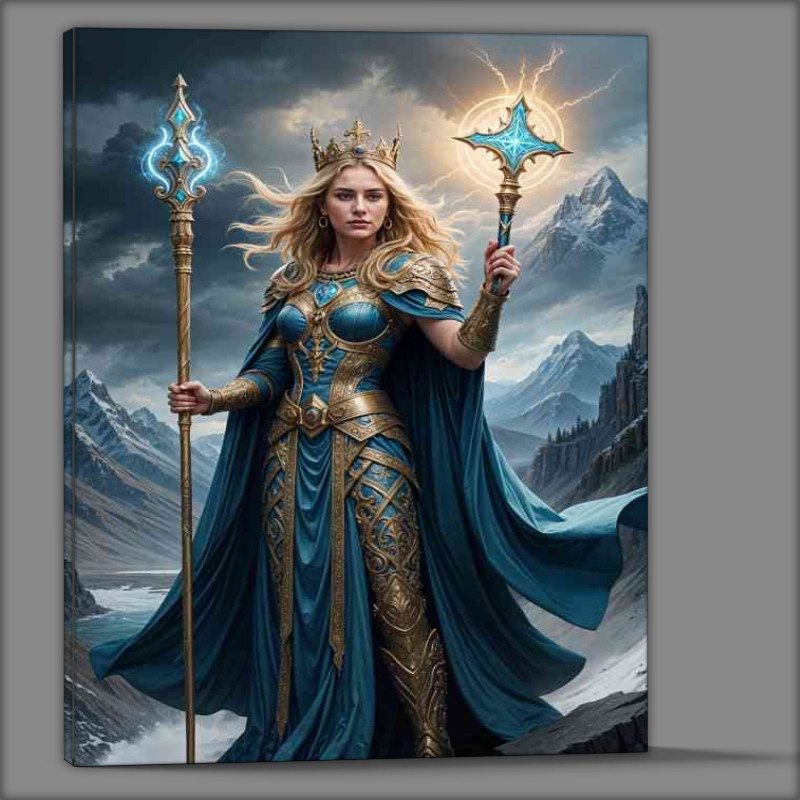 Buy Canvas : (Frigg Goddess of love norse mythology gods)