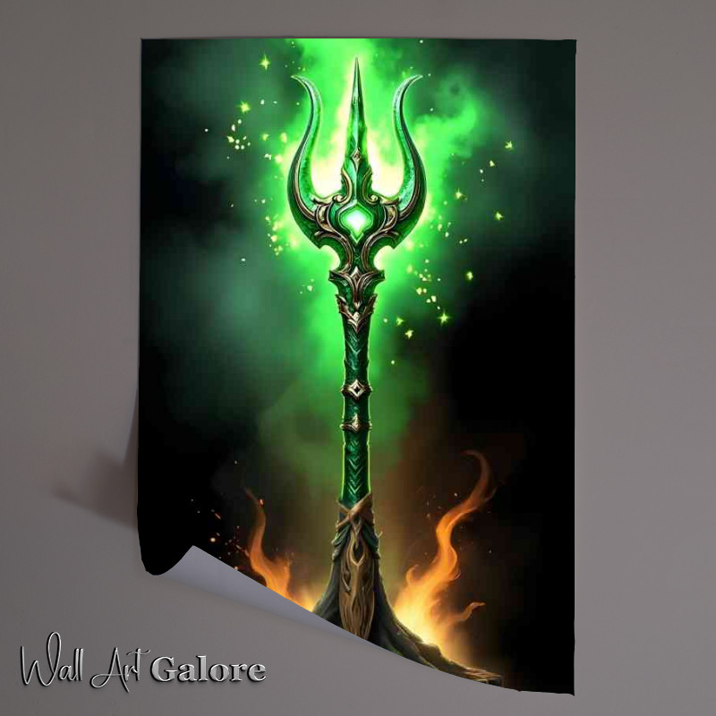 Buy Unframed Poster : (Lokis Scepter stagg norse mythology god)