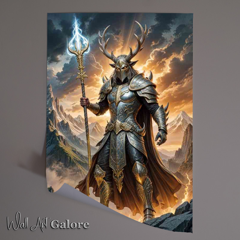 Buy Unframed Poster : (Norse mythology god baldurllnir)