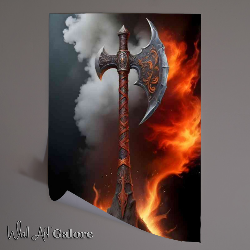 Buy Unframed Poster : (Vikings choice of wepon norse mthology)