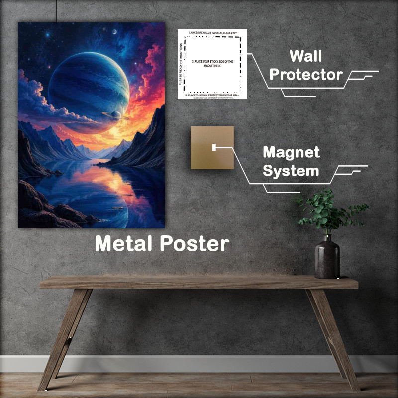 Buy Metal Poster : (Different worlds exist)