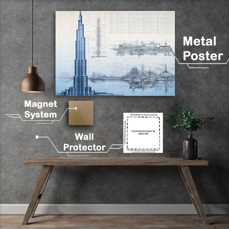 Buy Metal Poster : (Dubais Modern Marvel)