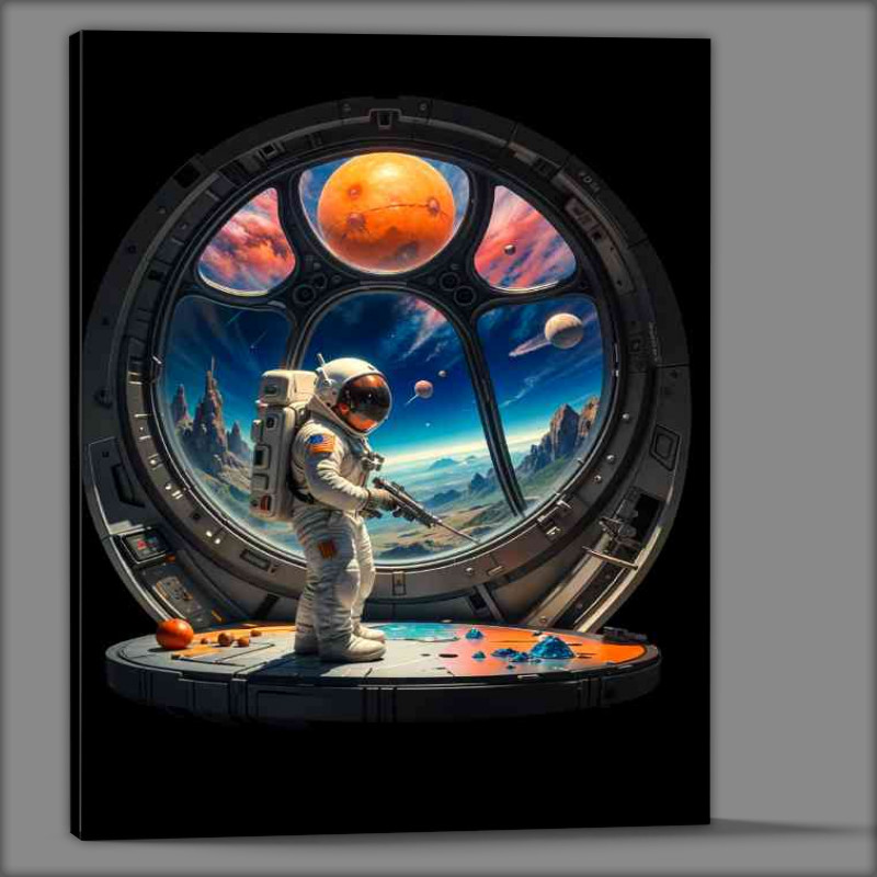 Buy Canvas : (Astronaut on his way to mars)