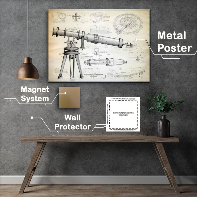 Buy Metal Poster : (Gazing into Cosmic History)