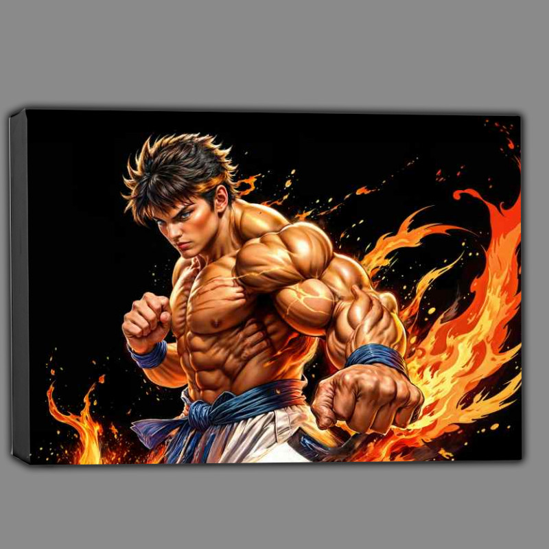 Buy Canvas : (Ryu streetfighter style dark animae)