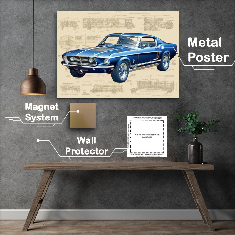 Buy Metal Poster : (Iconic Design and Timeless Elegance)