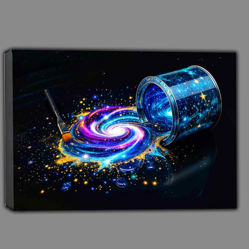 Buy Canvas : (Painted galaxy.jpg)