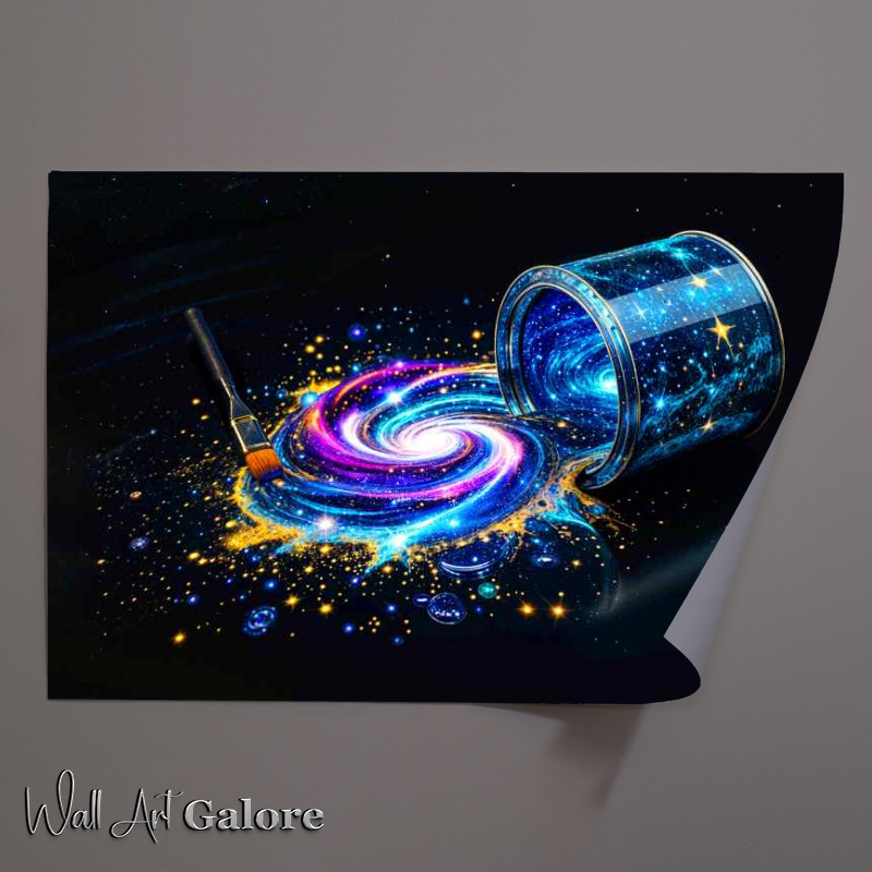 Buy Unframed Poster : (Painted galaxy.jpg)