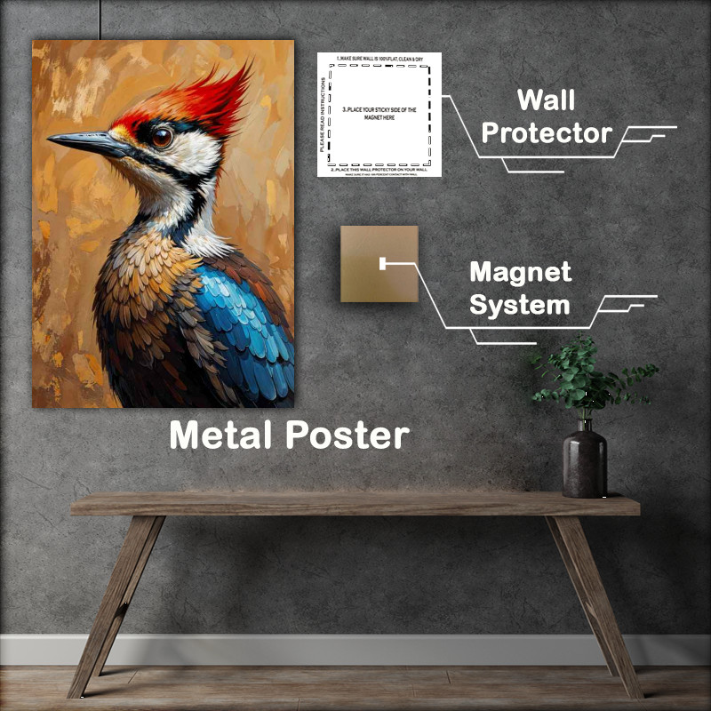 Buy Metal Poster : (of a woodpecker)