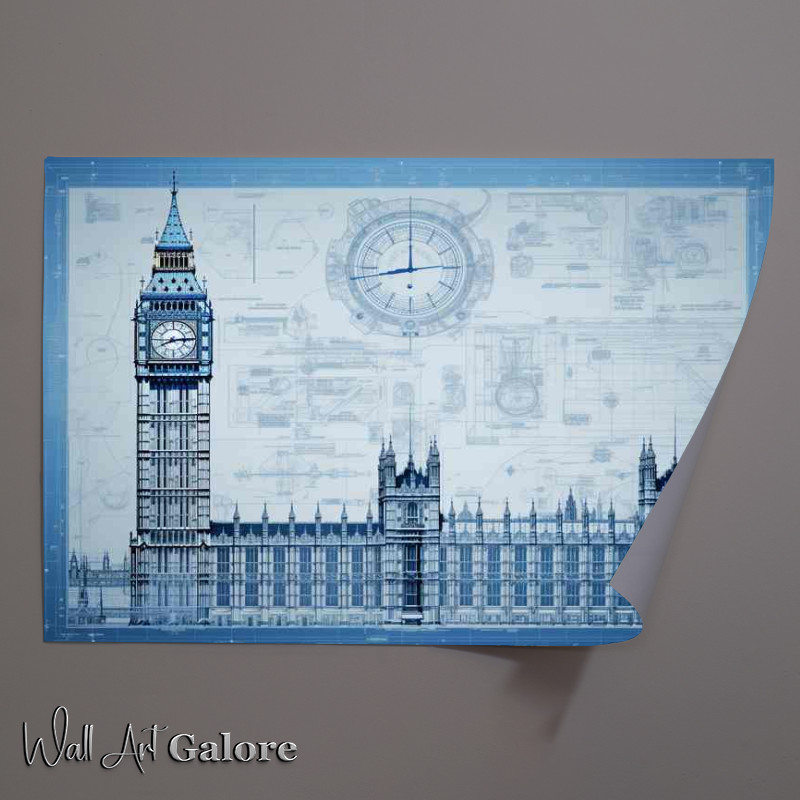 Buy Unframed Poster : (Londons Towering Timepiece)