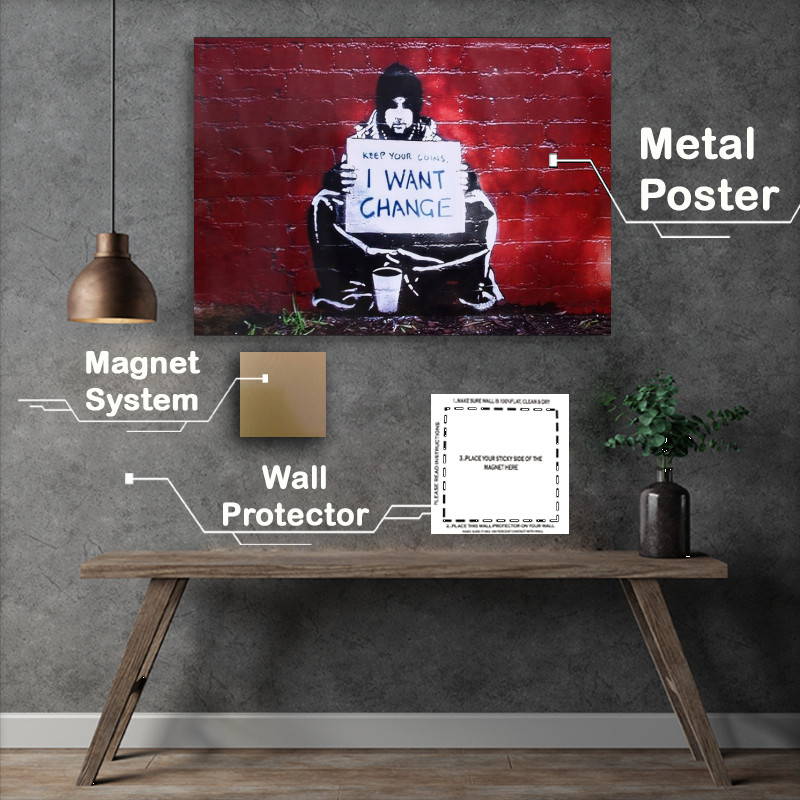 Buy Metal Poster : (I Want Change)
