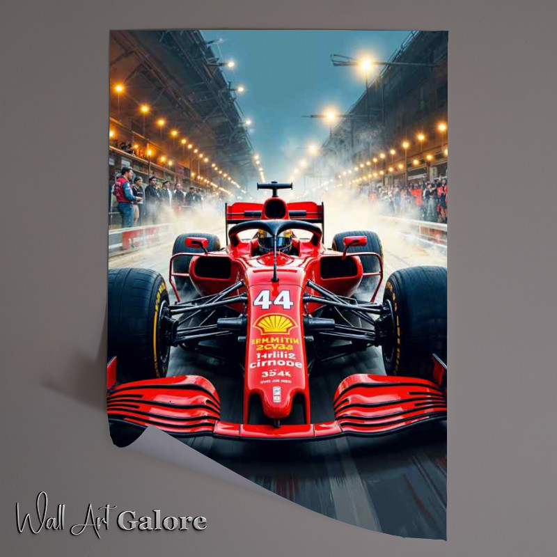 Buy Unframed Poster : (The working team ferrari and lewis)