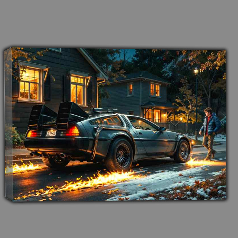 Buy Canvas : (Back to the future time)