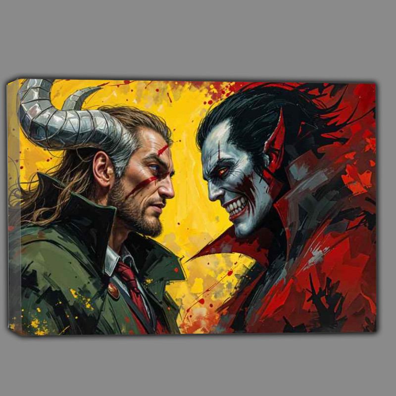 Buy Canvas : (Loki vs dracula)