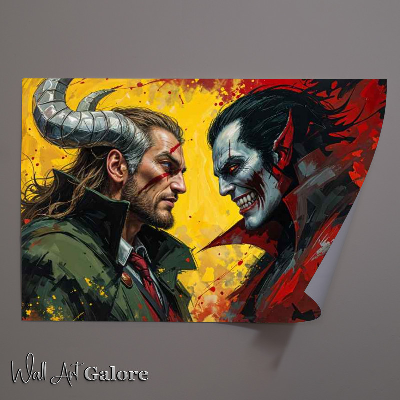 Buy Unframed Poster : (Loki vs dracula)