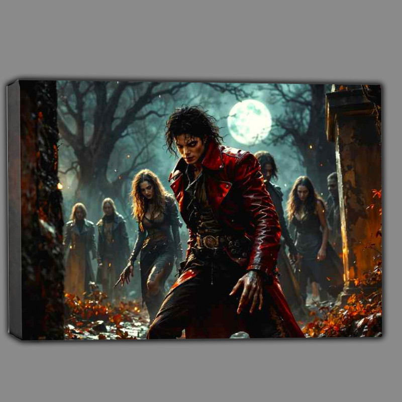 Buy Canvas : (Michael jackson thriller graveyard)