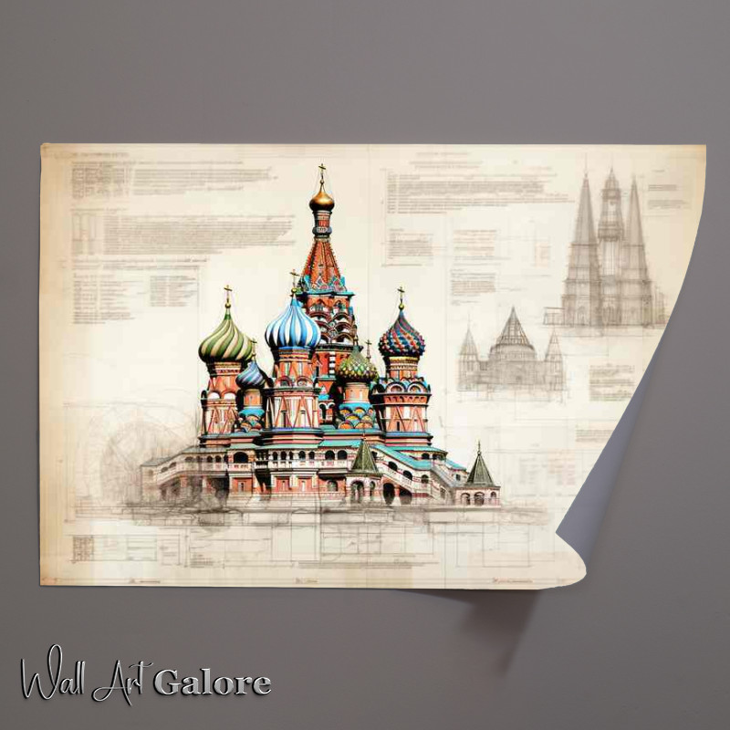 Buy Unframed Poster : (Moscows Colorful Splendor Russia)