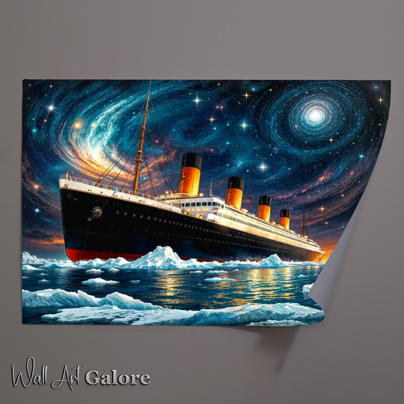 Buy Unframed Poster : (Sailing through the icy waters)