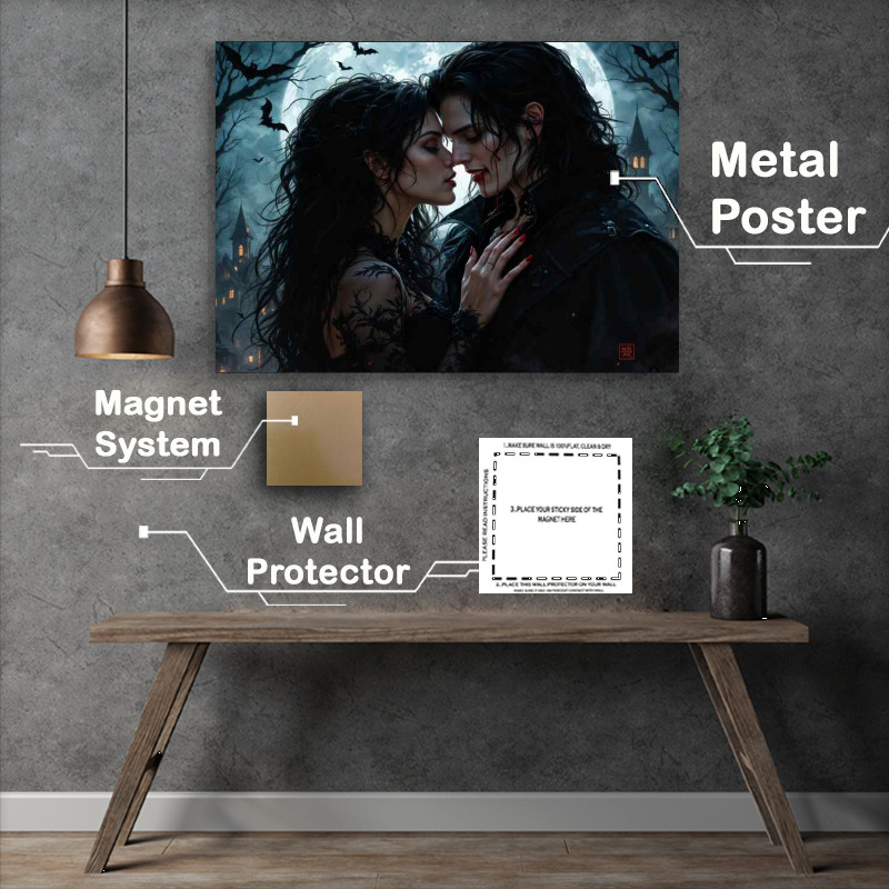 Buy Metal Poster : (Vampires out at night)