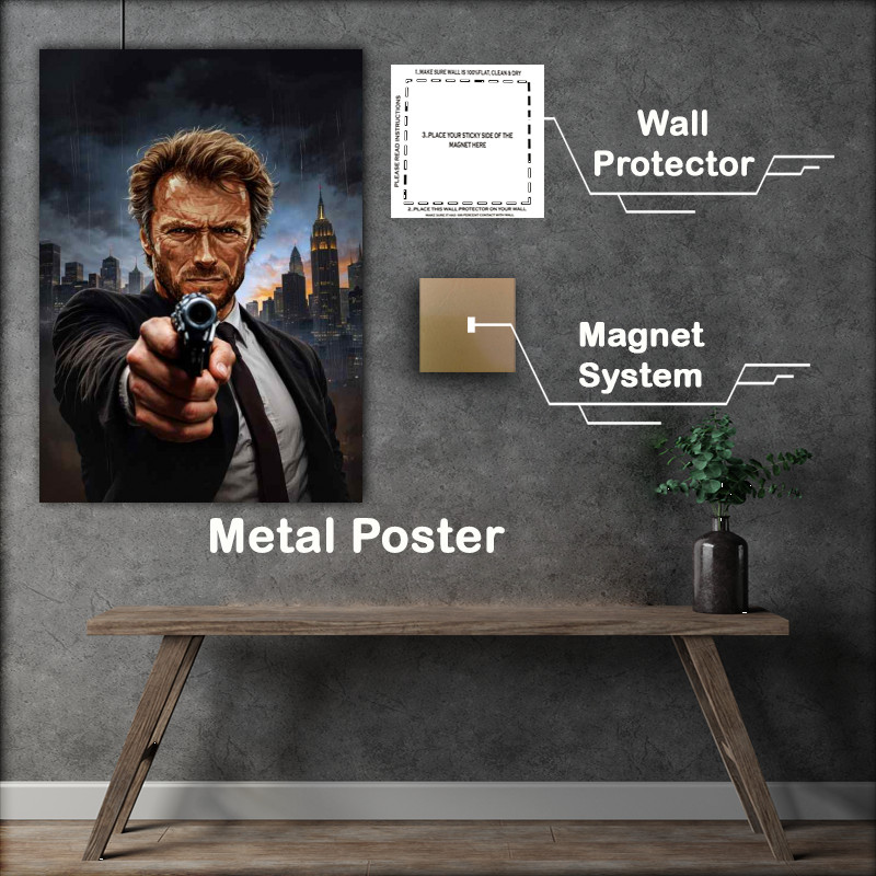 Buy Metal Poster : (Dirty harry make my day punk)
