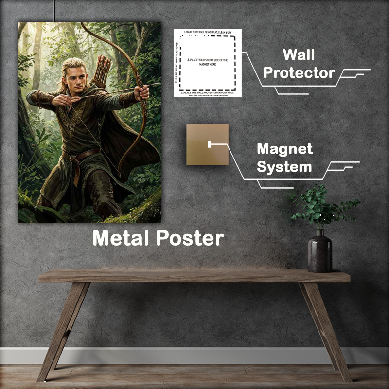 Buy Metal Poster : (Lord of The Rings orlando bloom)