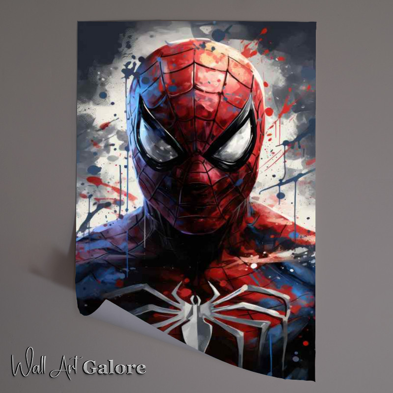 Buy Unframed Poster : (Painted spiderman style)