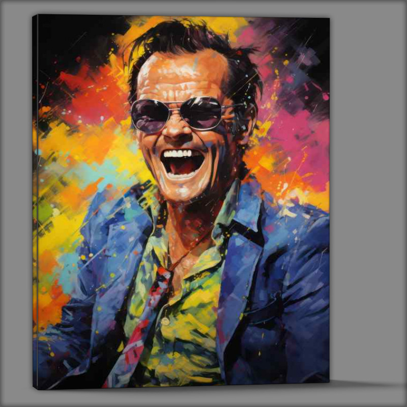 Buy Canvas : (Pallet knife painting of jack Nicholson the shining)