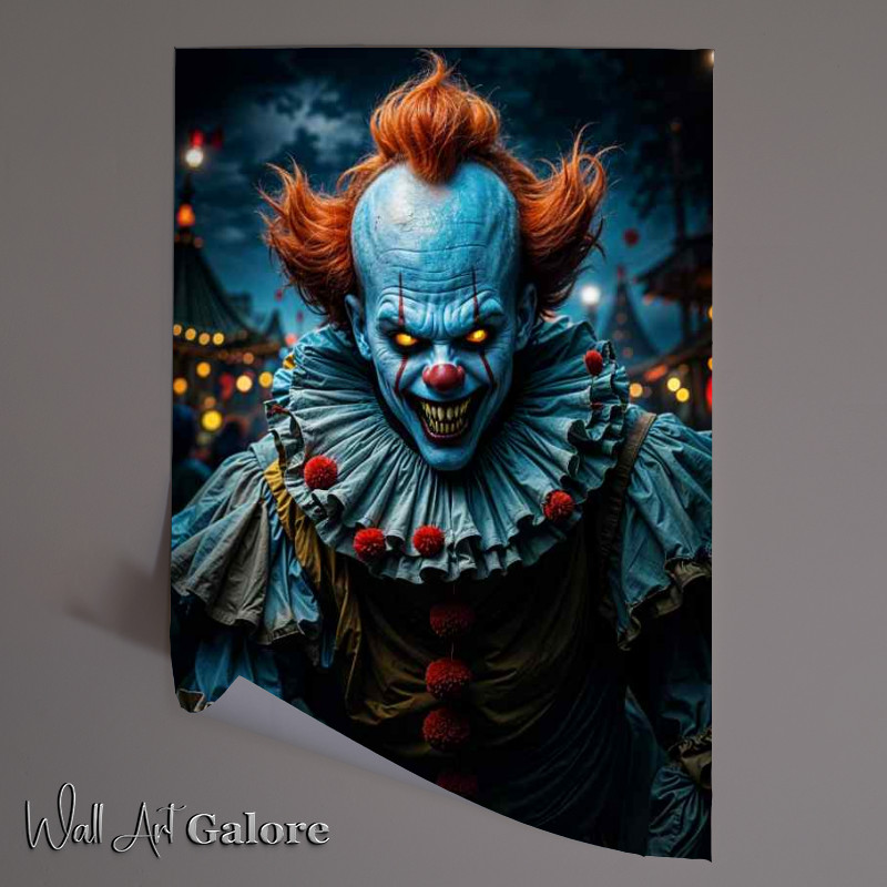 Buy Unframed Poster : (Pennywize in a dark place)