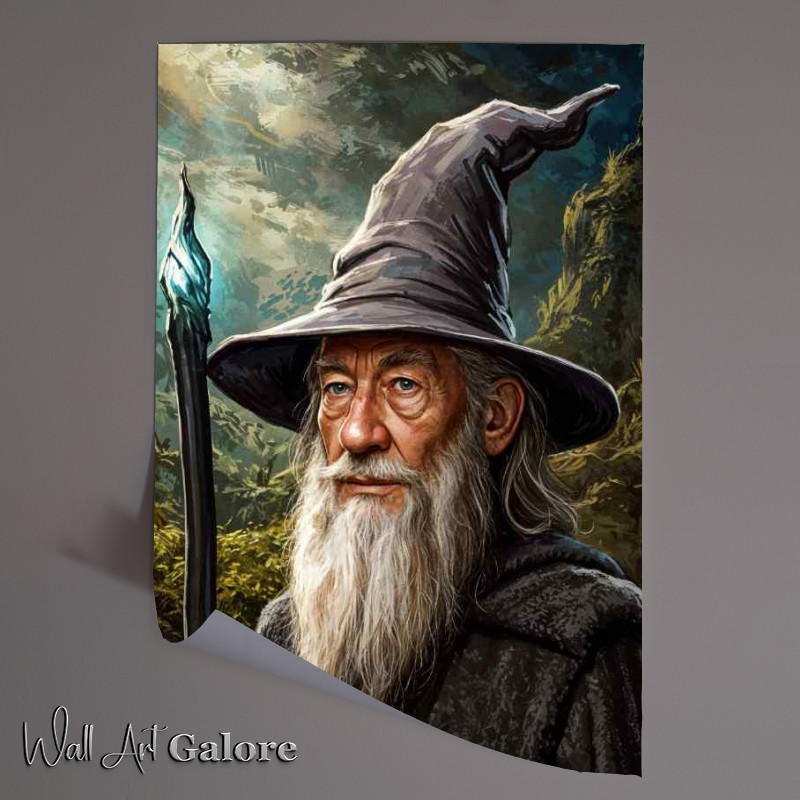 Buy Unframed Poster : (painting of Gandalf the great)
