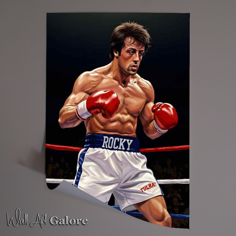 Buy Unframed Poster : (Silvester stallon as rocky)