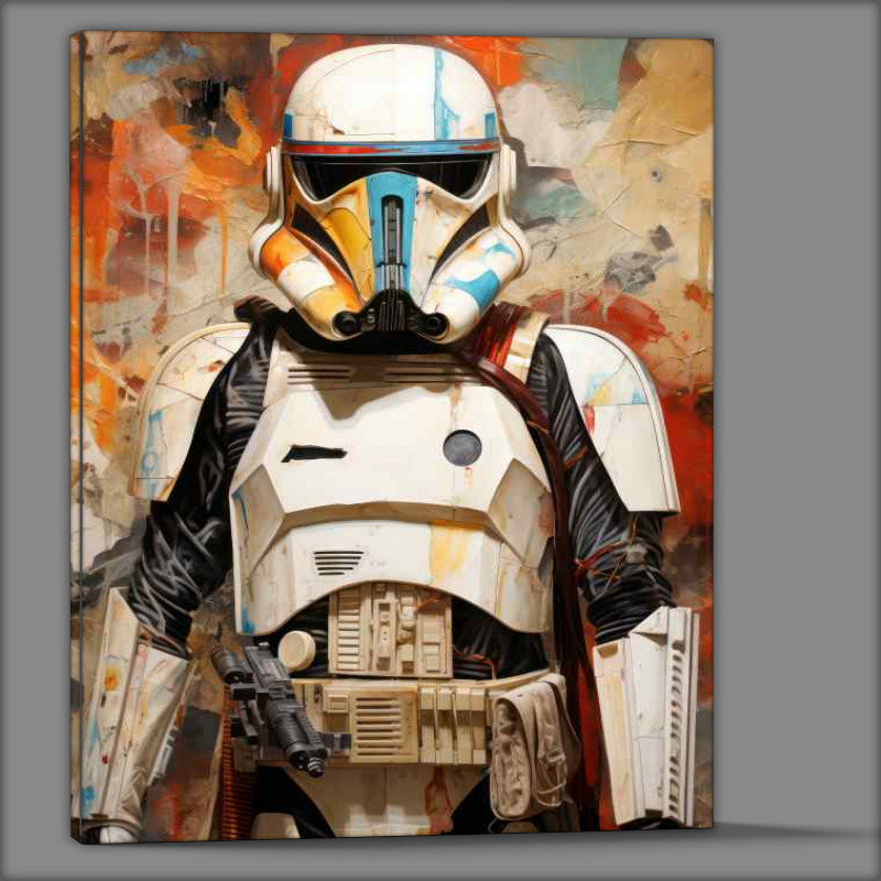 Buy Canvas : (Storm trooper painted splash art style)