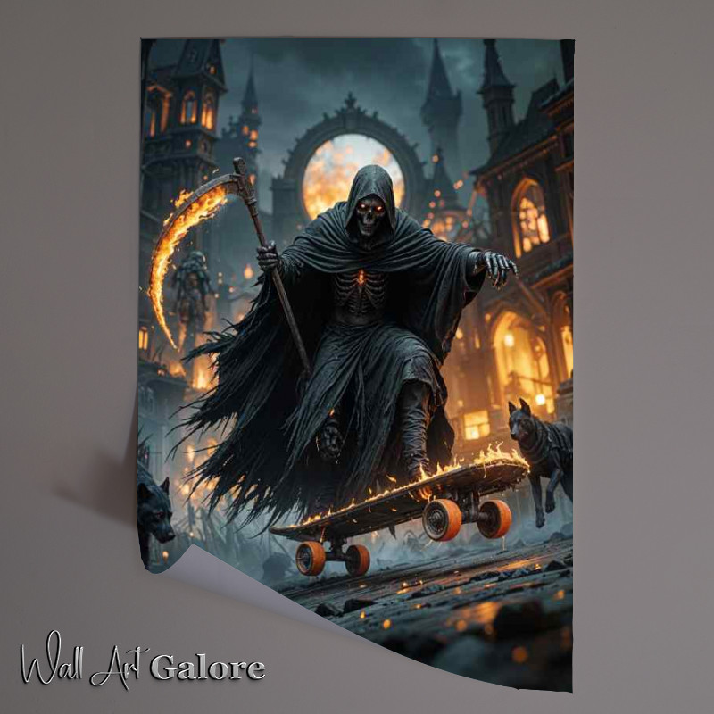 Buy Unframed Poster : (The devils reaper)