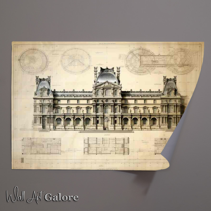 Buy Unframed Poster : (Plans for art Paris)
