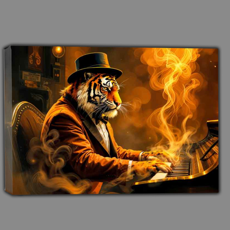 Buy Canvas : (The lion king playing the piano)