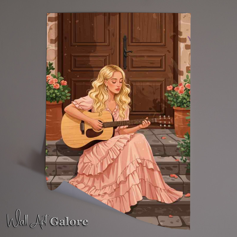 Buy Unframed Poster : (Girl and the guitar)
