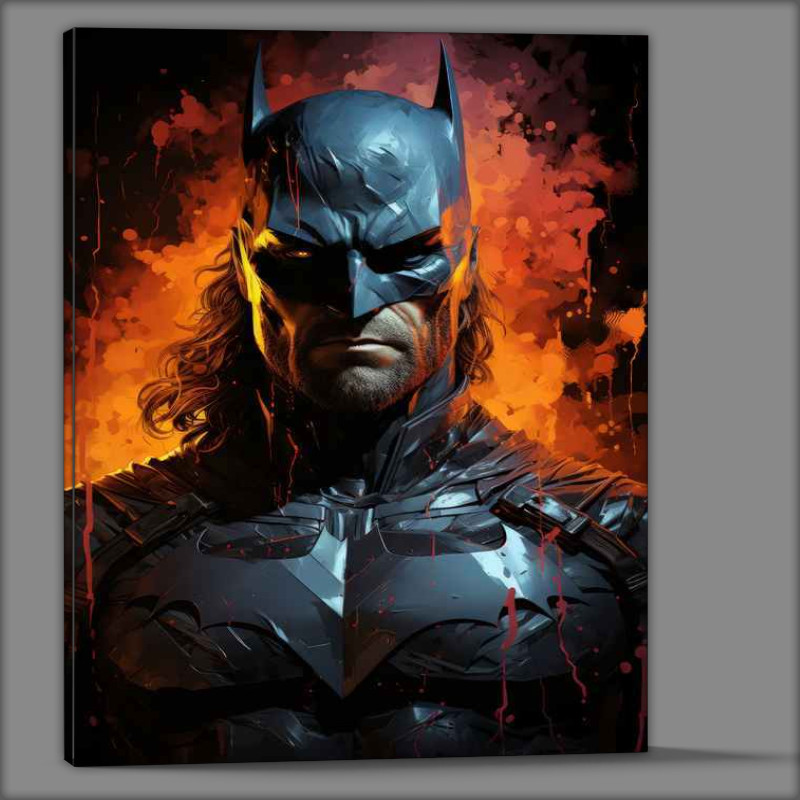 Buy Canvas : (Intergalactic War batman painted style)