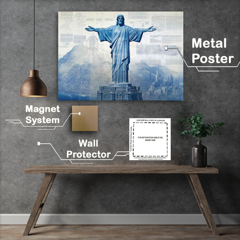 Buy Metal Poster : (Rios Iconic Blessing)